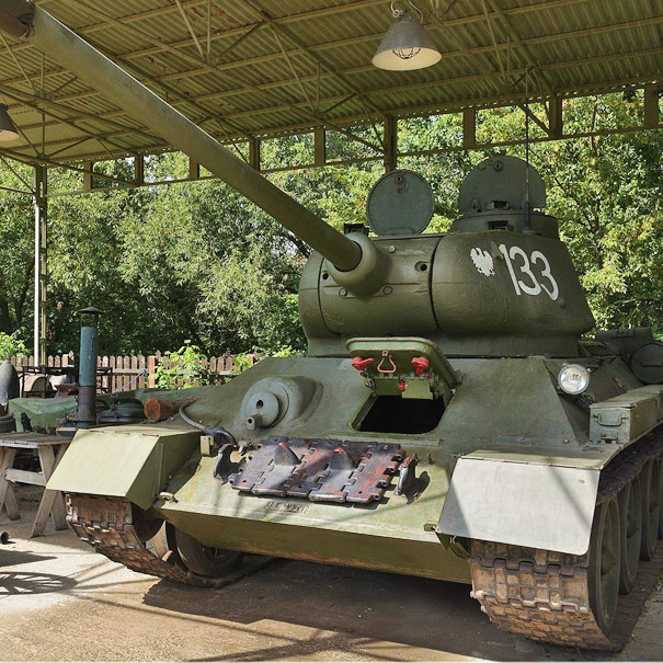 open-air museum tank