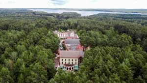 Hotel Magellan w Bronisławowie widok z lotu ptaka, pokoje, basen, spa, restauracja